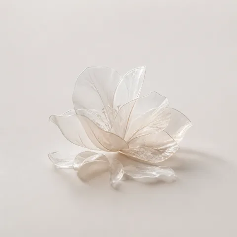 Transparent flower