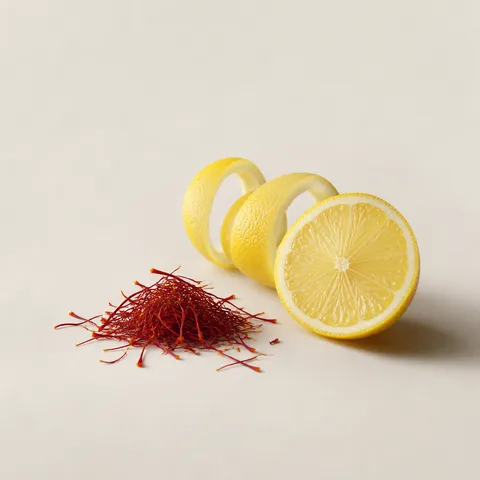 Iranian Saffron and Sorrento Lemon
