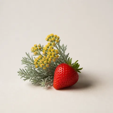 Mediterranean Santolina and Romagna Strawberry