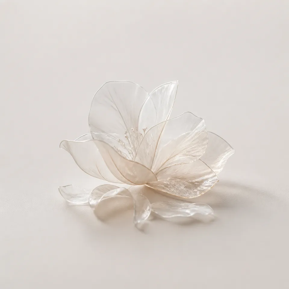 Transparent flower