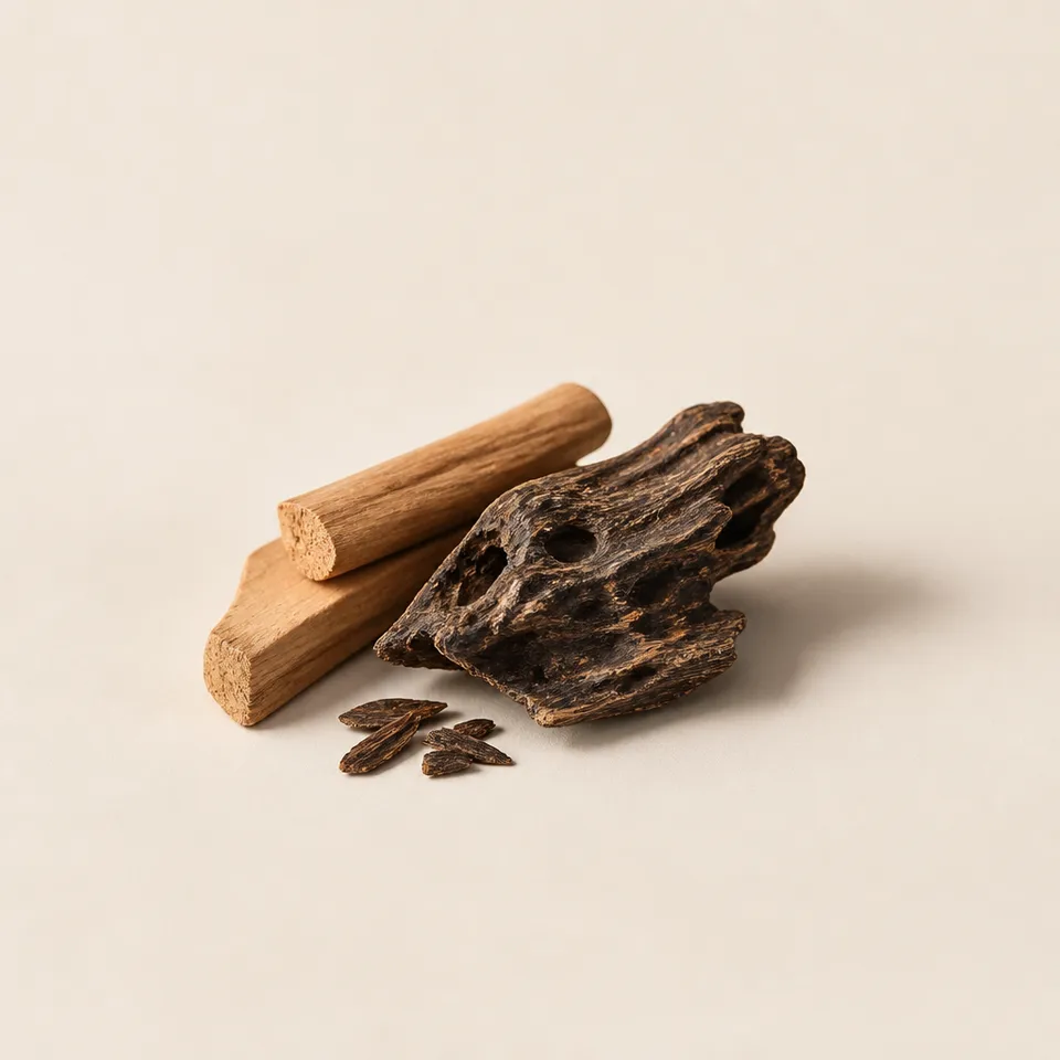 Sandalwood and Cambodian Oud