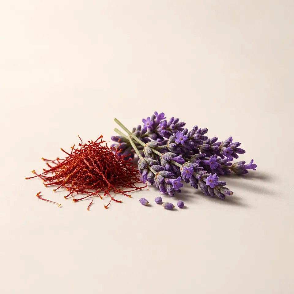 Iranian Saffron and Bulgarian Lavender