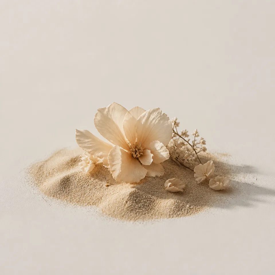 warm sand & Floral Notes
