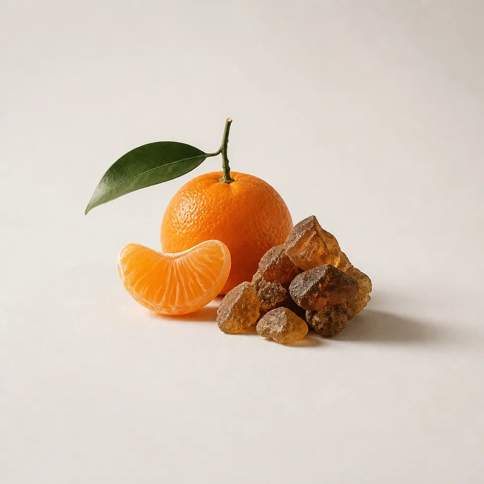 Sicilian Mandarin and Italian Labdanum.