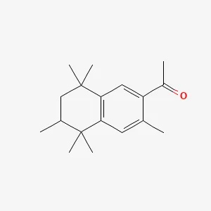 フィクソリド（トナリド、AHTN）の分子構造を示すPubChemの図。