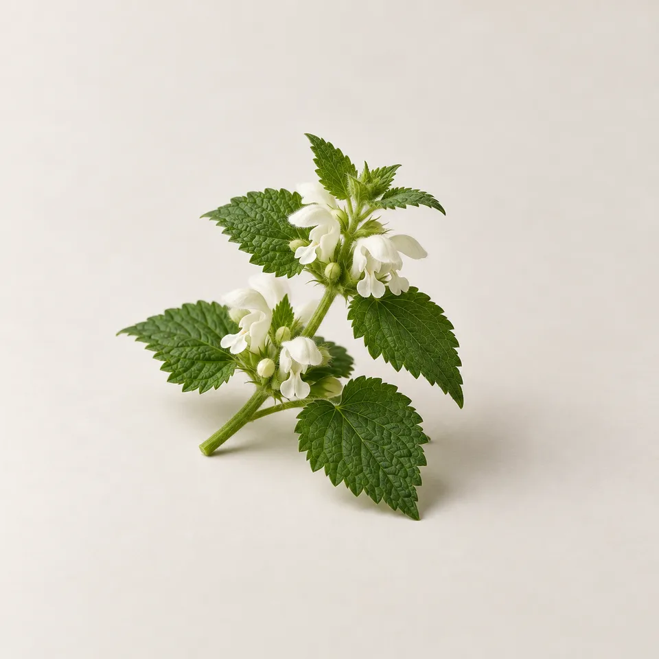 white-nettle-flower fragrance note botanical illustration