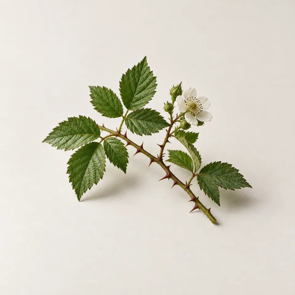 bramble fragrance note botanical illustration