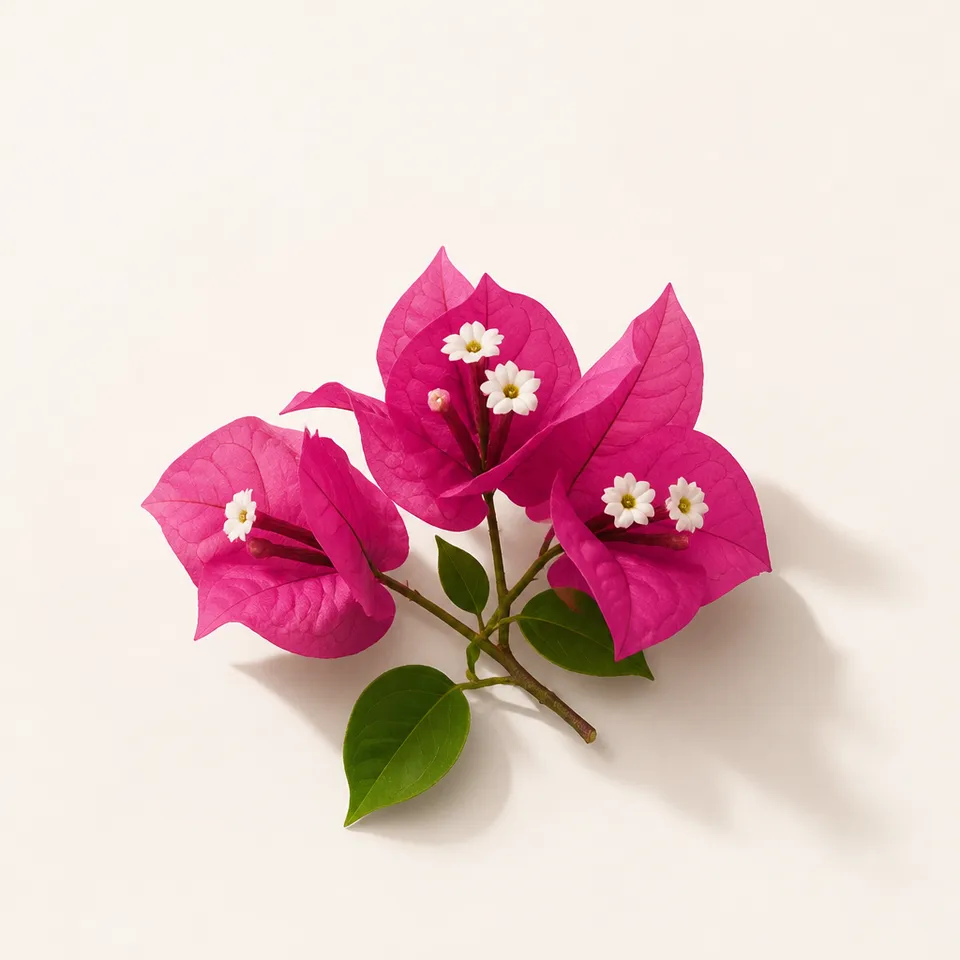 Bougainvillea — representative note illustration