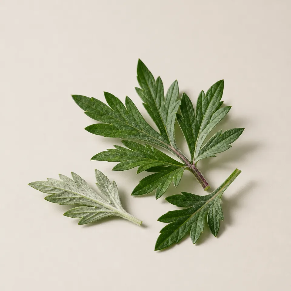 Mugwort Leaf — representative note illustration